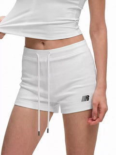 Product perspective 14 of Core Mini Knit Shorts in Navy Blue - FDR
