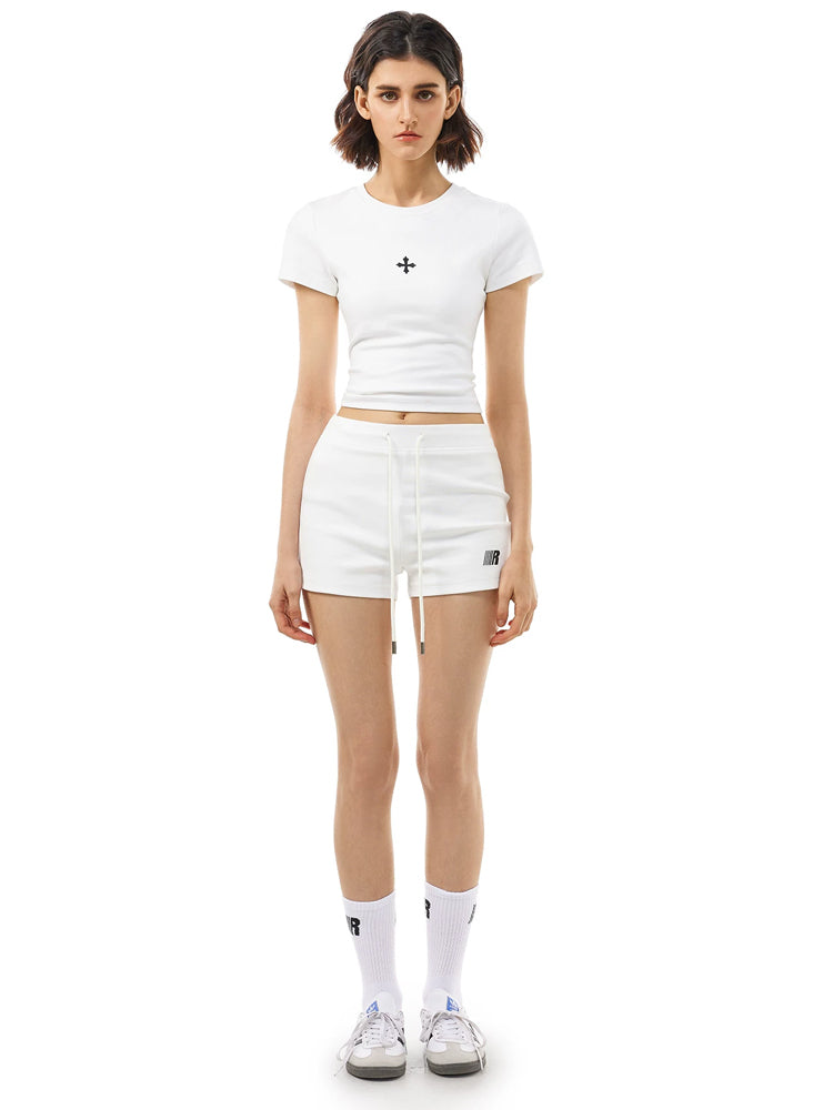 Core Mini Knit Shorts - Style Perspective Shot 15 - Streetwear Aesthetic | FDR Studios