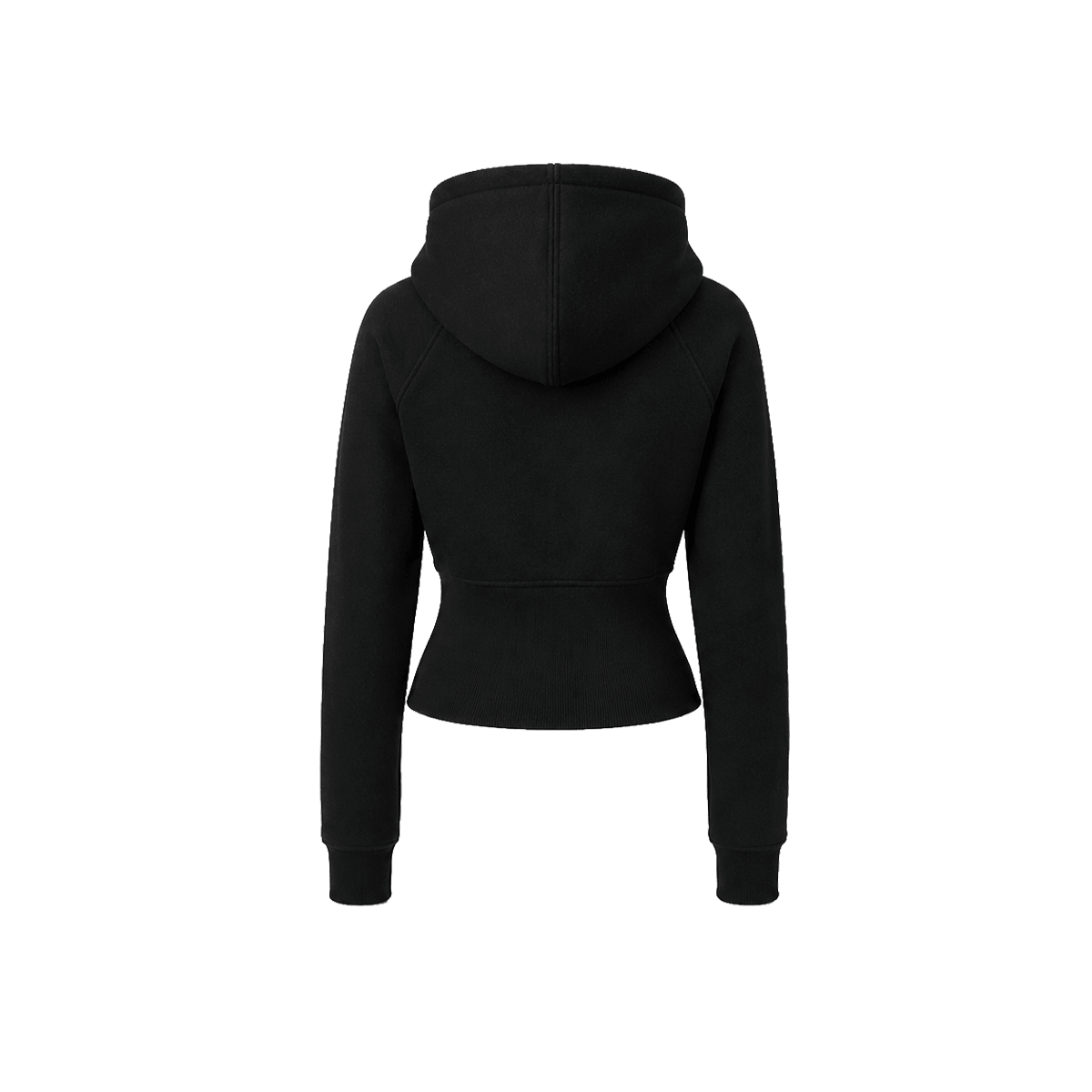 Cropped Cinch Zip Hoodie & Straight Sweatpants - Close-up Material & Design Feature - Streetwear Aesthetic | FDR Studios