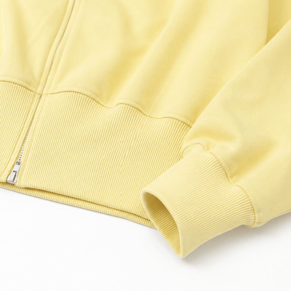 Sculpt Cropped Zip Hoodie - Style Perspective Shot 6 - Oversized Baggy Fit | FDR Studios
