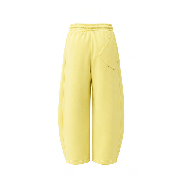 Sculpt Baggy Sweatpants - Side Angle & Silhouette Detail - Oversized Baggy Fit | FDR Studios