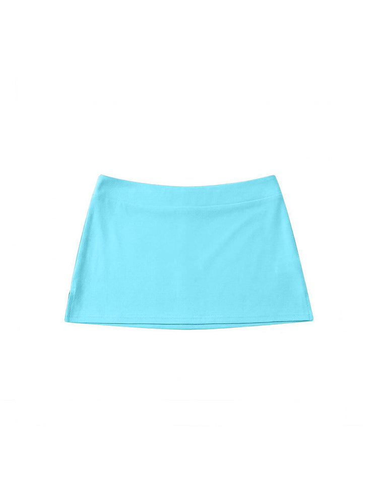 Double-Lined Seamless Tube&Mini Skirt