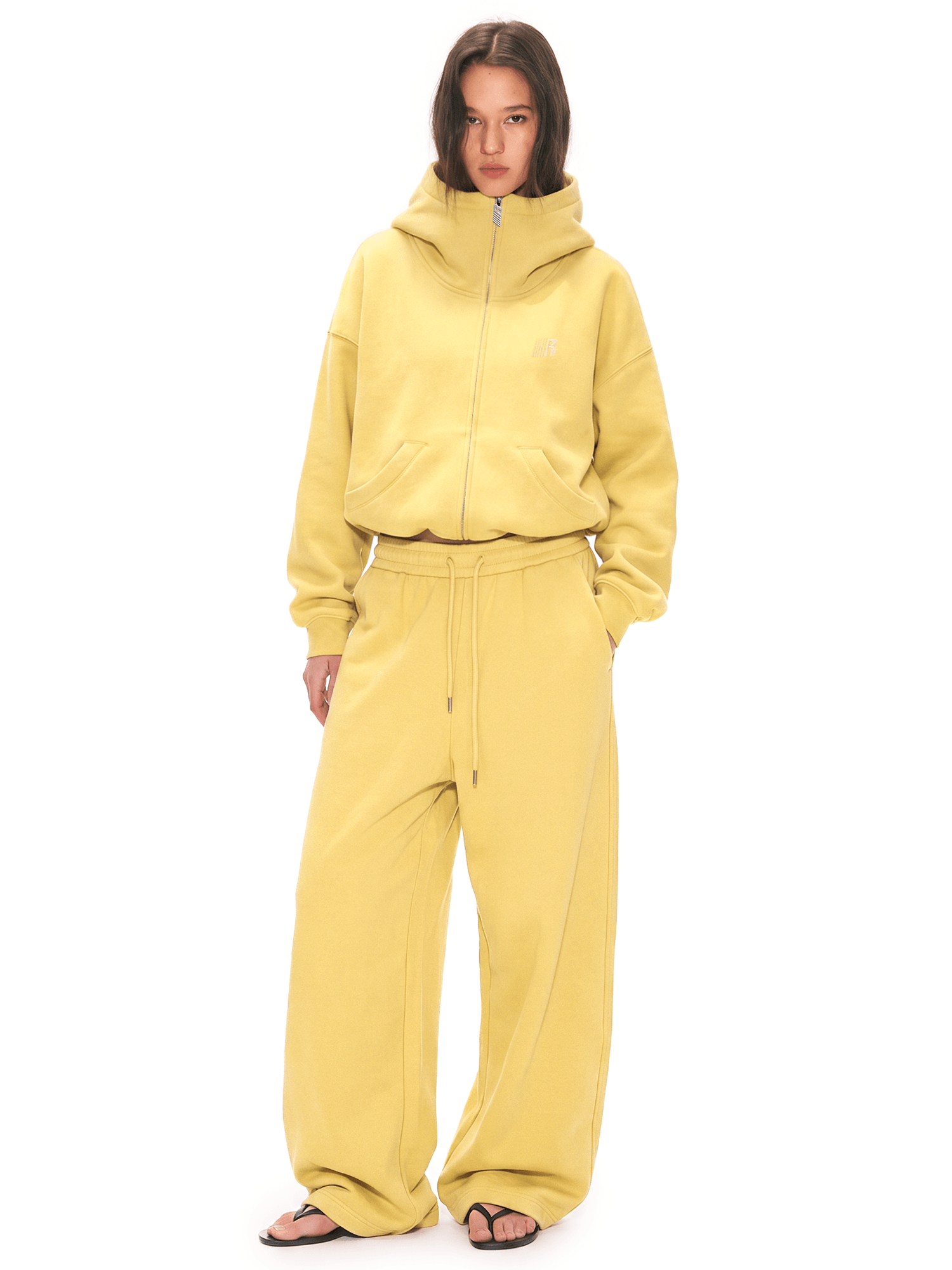 Product perspective 44 of Eases Social Anxiety Oversized Hoodie in Coffee - FDR