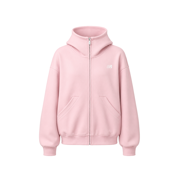 Cloud Zip Hoodie - Front View - Streetwear Aesthetic | FDR Studios