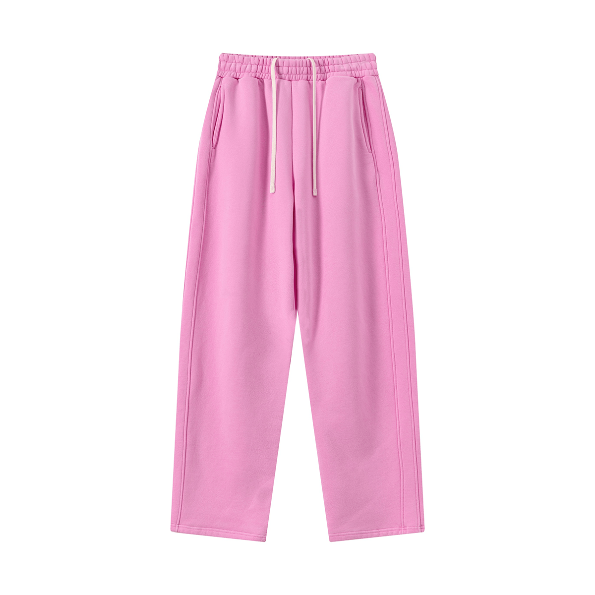 Essential Curved Sweatpants - Style Perspective Shot 13 - Oversized Baggy Fit | FDR Studios