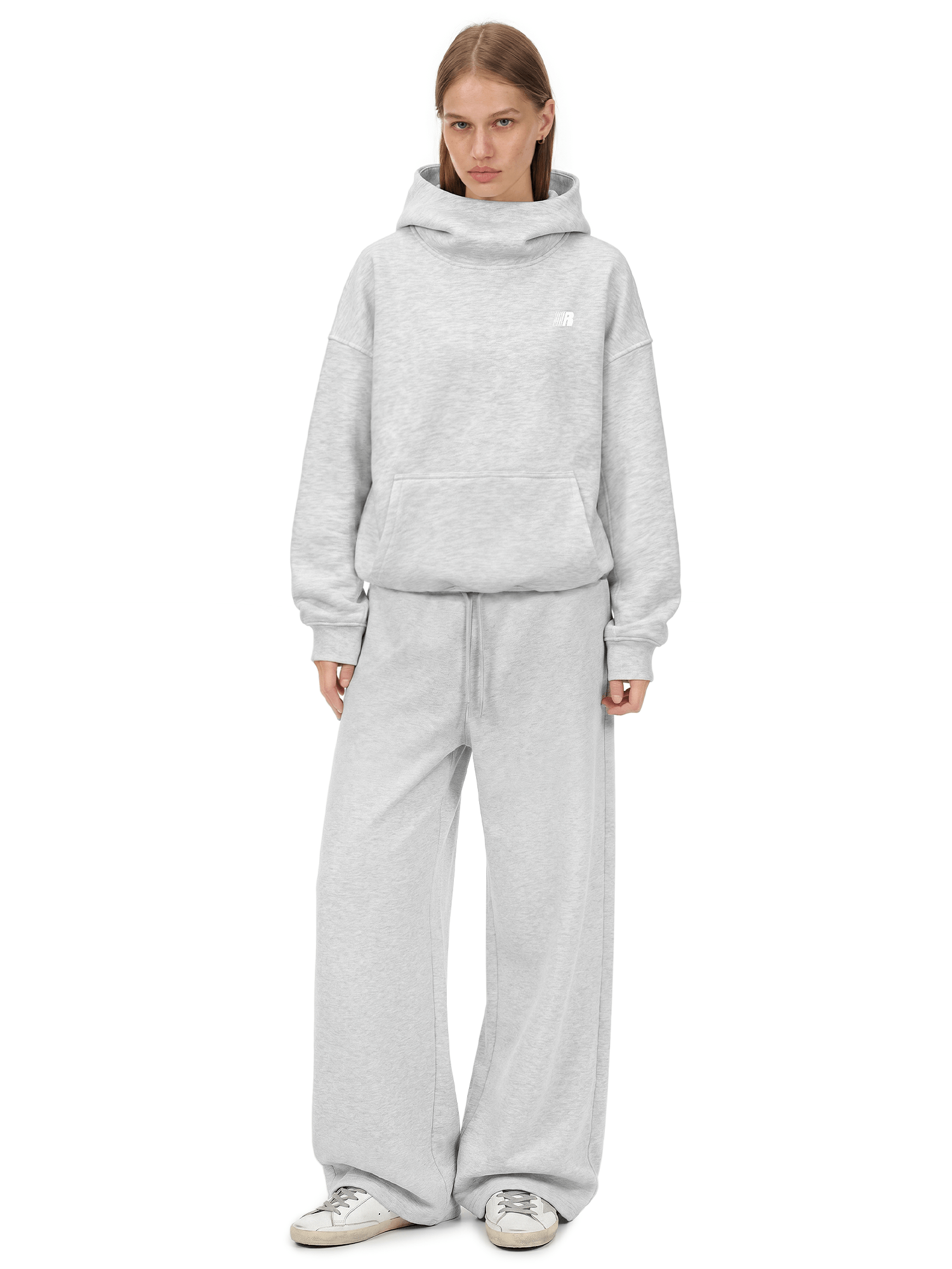 Essential Funnel-Neck Hoodie - Style Perspective Shot 7 - Streetwear Aesthetic | FDR Studios