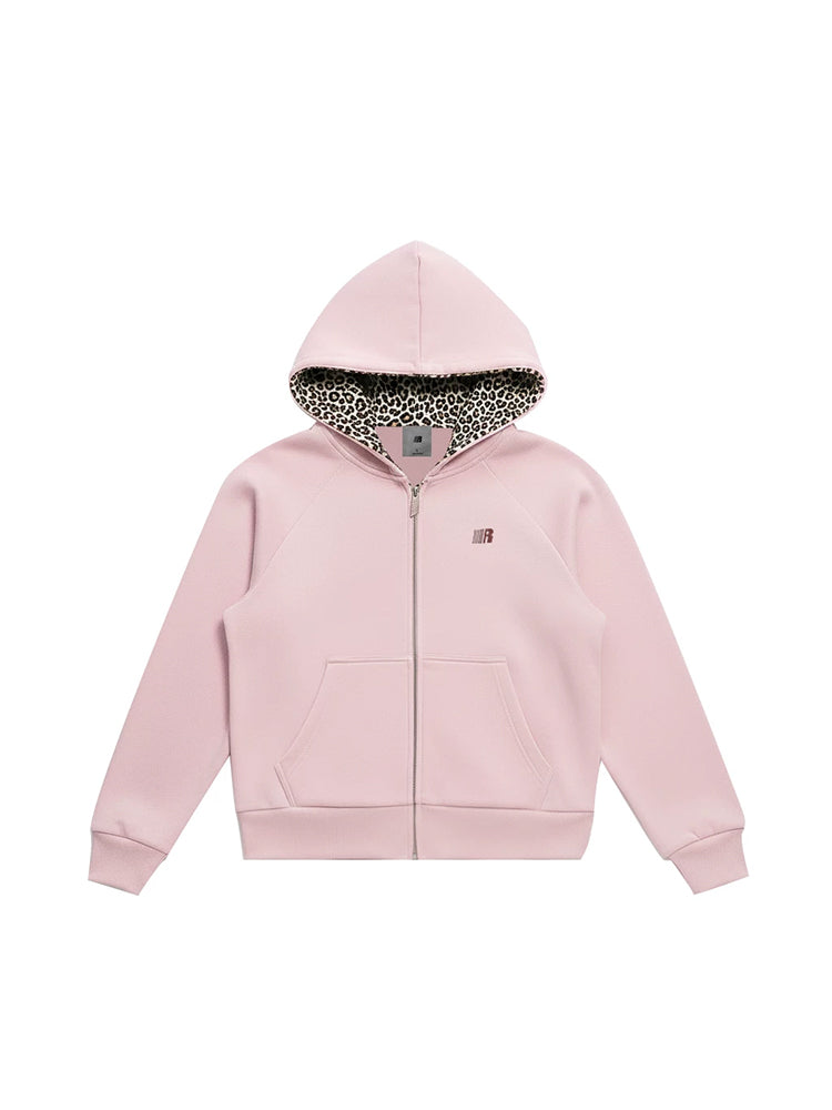 Leopard Fleece Cropped Hoodie - Style Perspective Shot 7 - Streetwear Aesthetic | FDR Studios