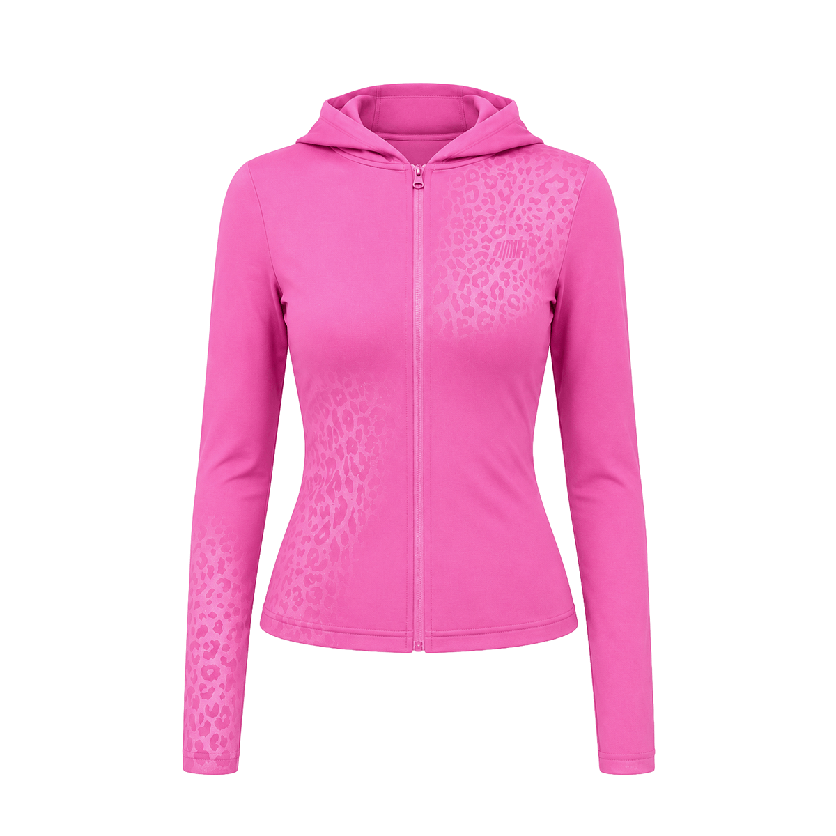 Glow-Wild Slim Zip Hoodie - Close-up Material & Design Feature - Y2K Streetwear | FDR Studios