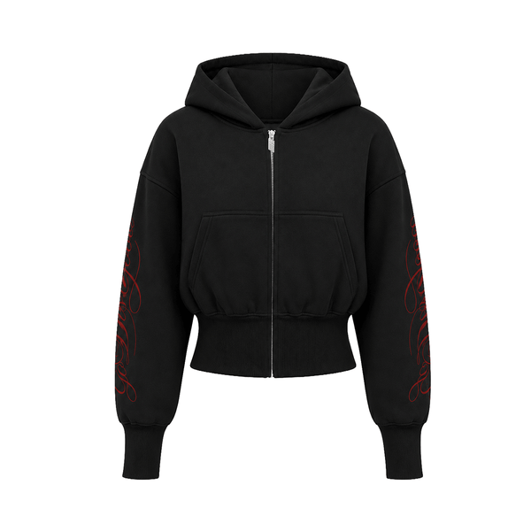 Graffiti Leopard Zip Hoodies - Style Perspective Shot 12 - Streetwear Aesthetic | FDR Studios