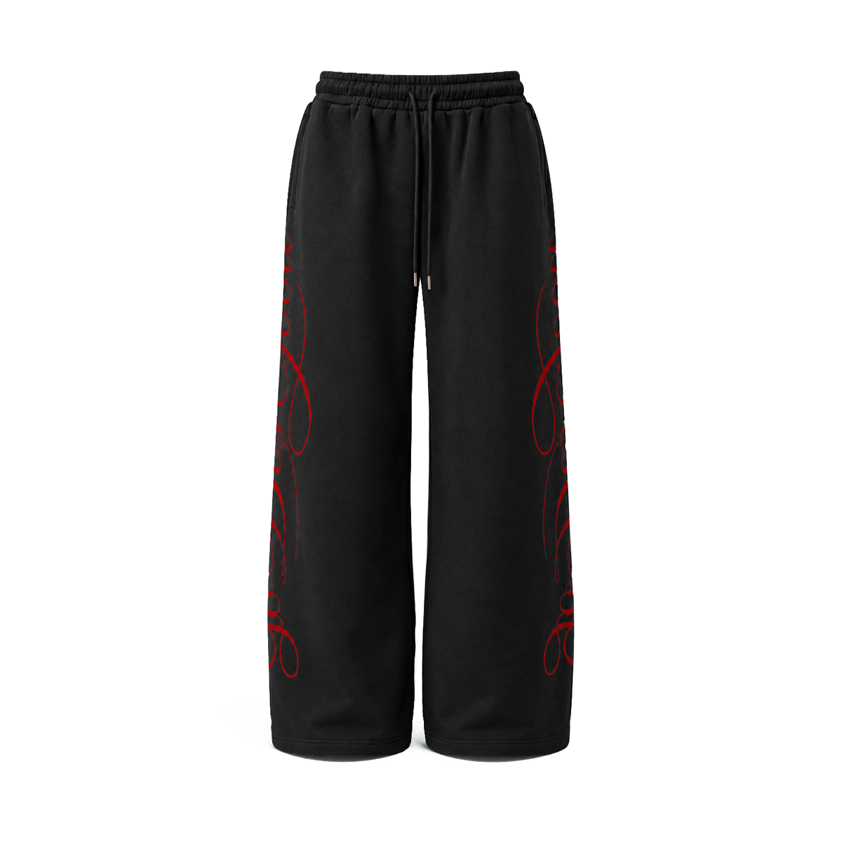 Product perspective 15 of Graffiti Leopard Baggy Sweatpants in Lake Blue - FDR
