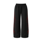 Product perspective 15 of Graffiti Leopard Baggy Sweatpants in Lake Blue - FDR
