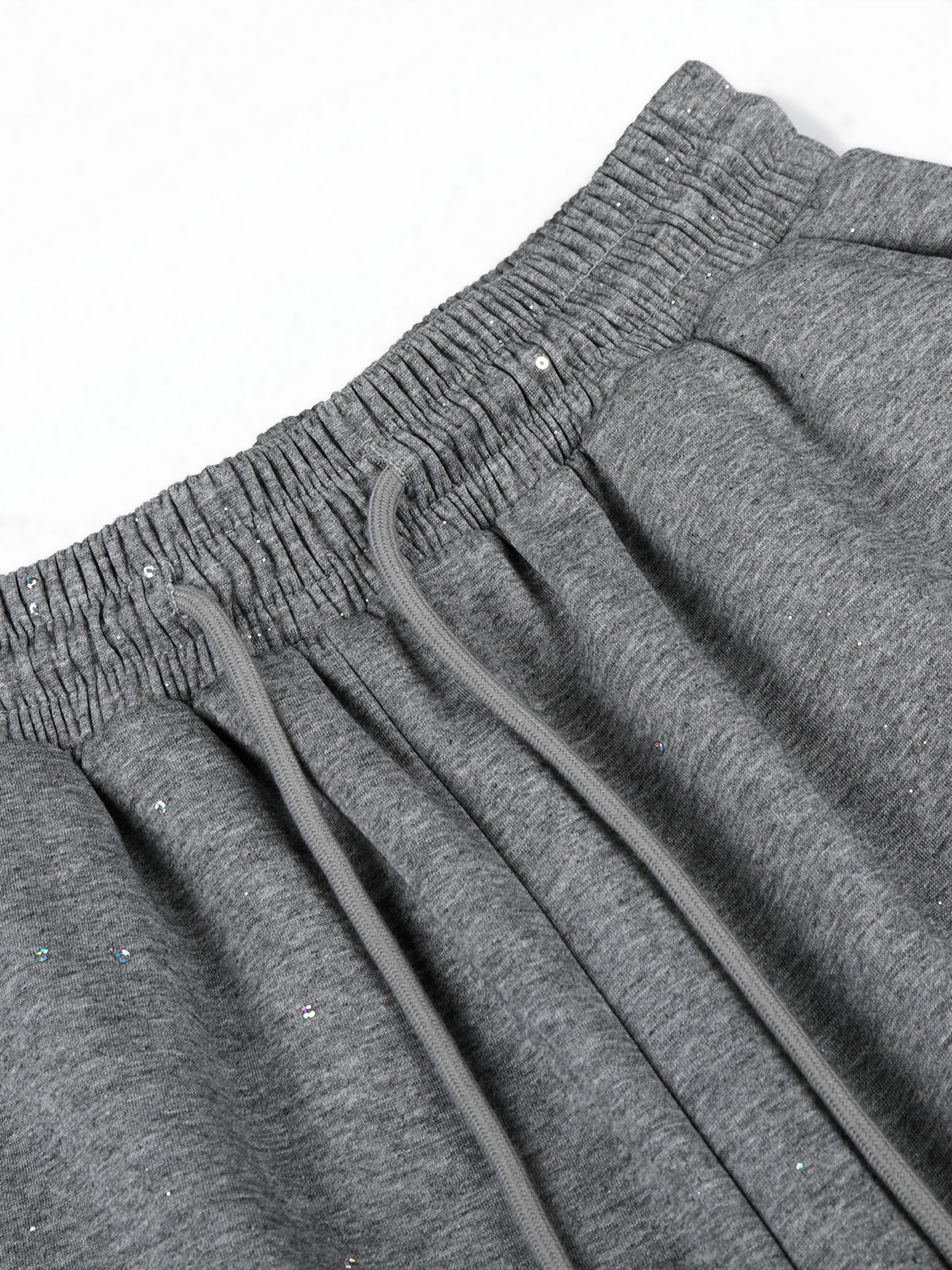 Gothic Rhinestone Baggy Sweatpants - Style Perspective Shot 8 - Gothic Aesthetic | Oversized Baggy Fit | FDR Studios