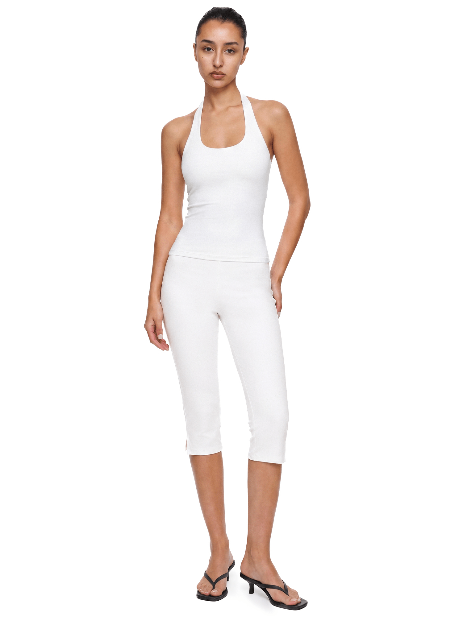 Kurzes Tanktop & Mini-Shorts-Set (Einzeln oder als Set erhältlich)