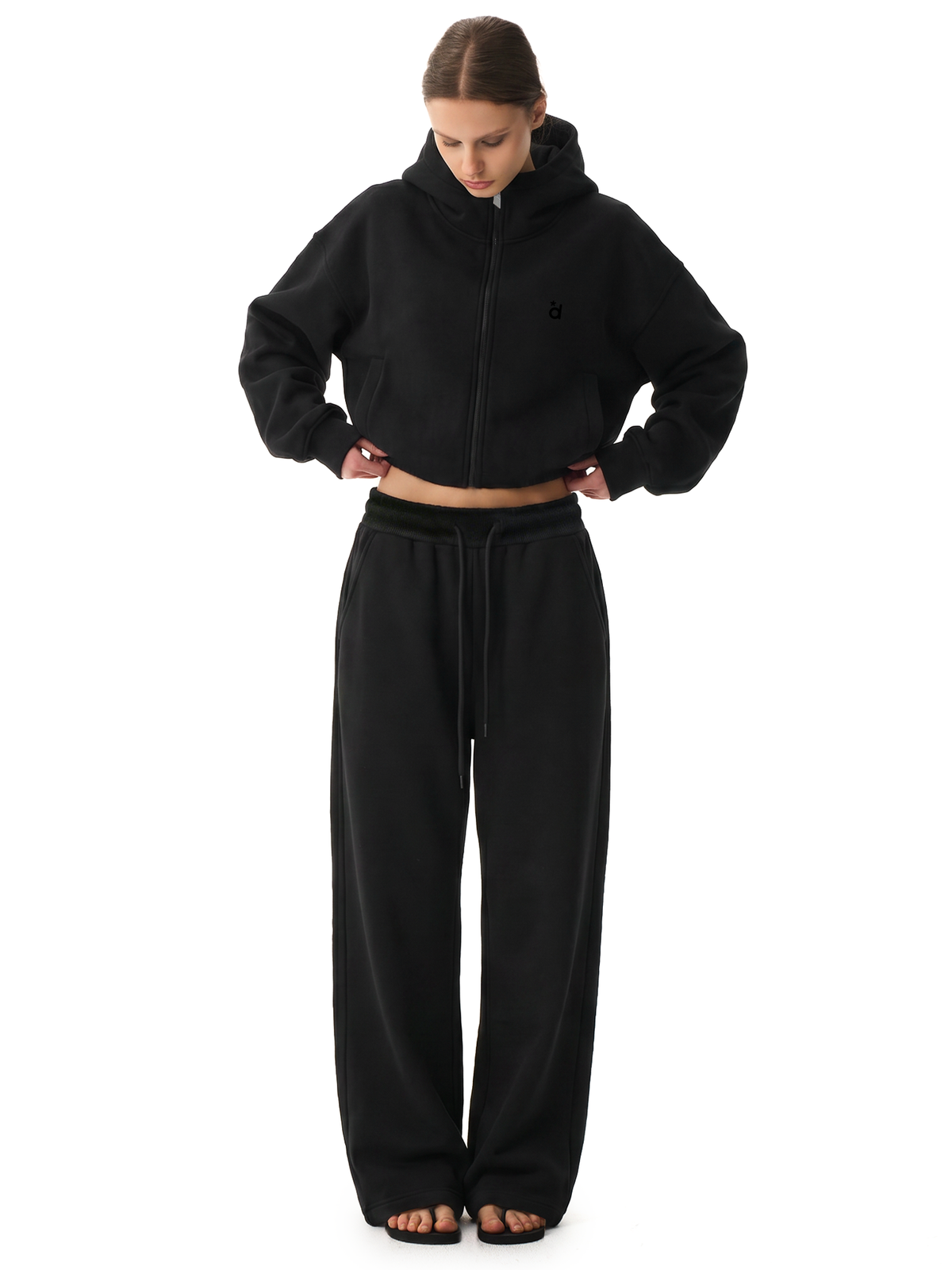 Boxy Cloud Zip Hoodie
