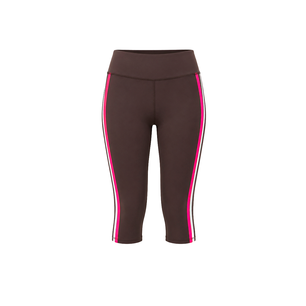 Contrast Ribbon Capri Leggings - Close-up Material & Design Feature - Y2K Streetwear | FDR Studios