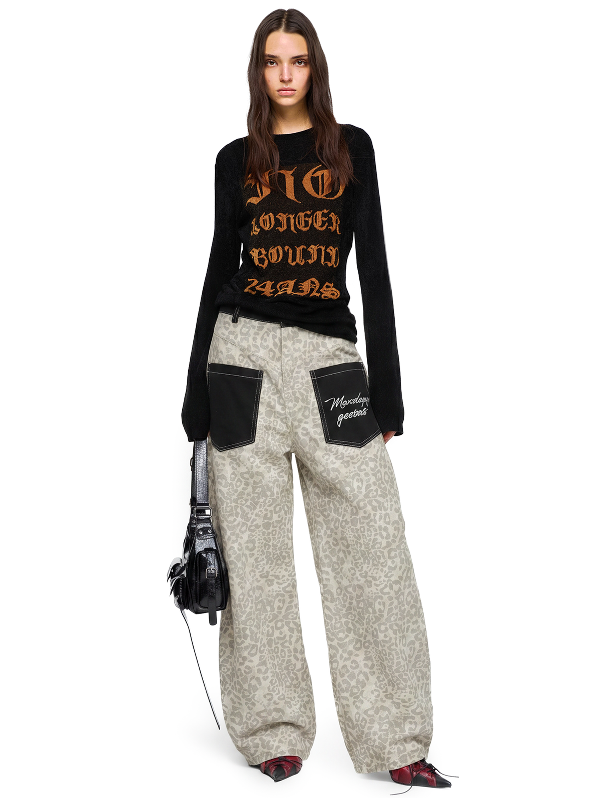 Urban Baggy Leopard Jeans