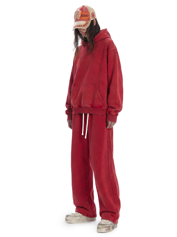 Essential Oversized Heavyweight Hoodie - Side Angle & Silhouette Detail - Streetwear Aesthetic | FDR Studios