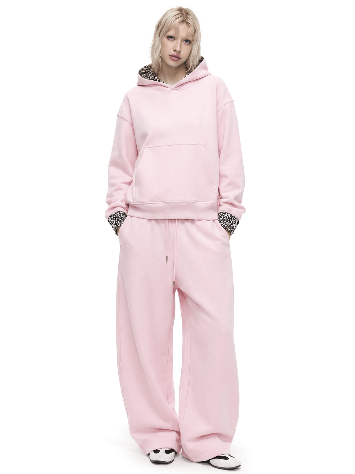 Sudadera con Capucha y Media Cremallera