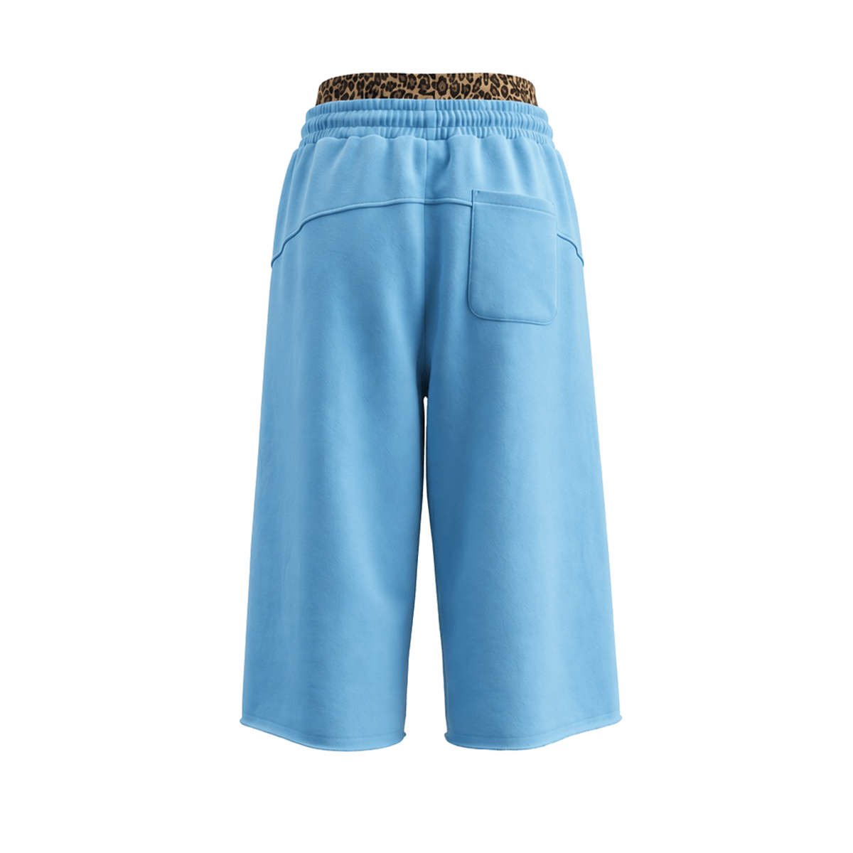 Leopard Double Waist Baggy Shorts - Style Perspective Shot 16 - Oversized Baggy Fit | FDR Studios