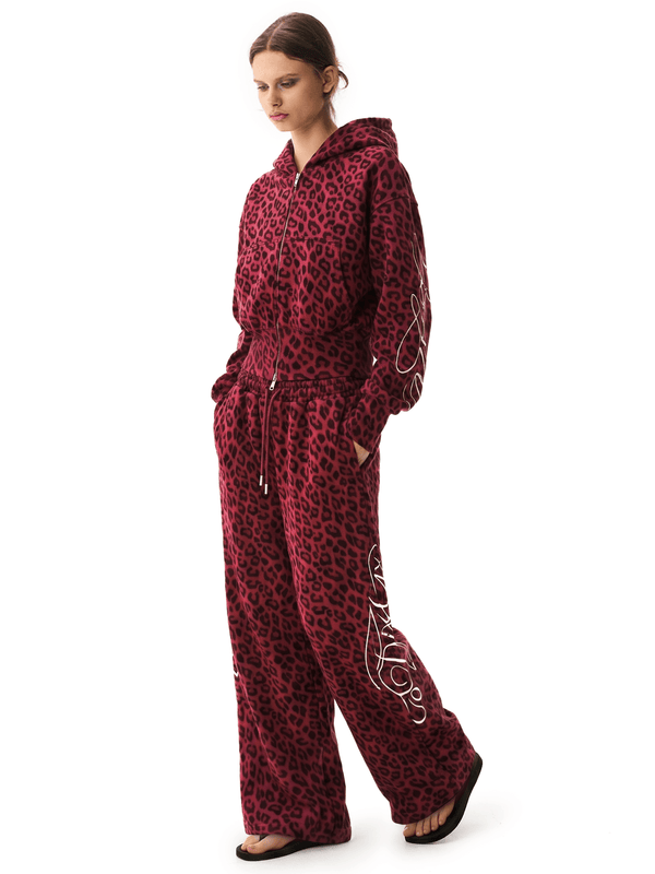 Graffiti Leopard Zip Hoodies - Style Perspective Shot 8 - Streetwear Aesthetic | FDR Studios