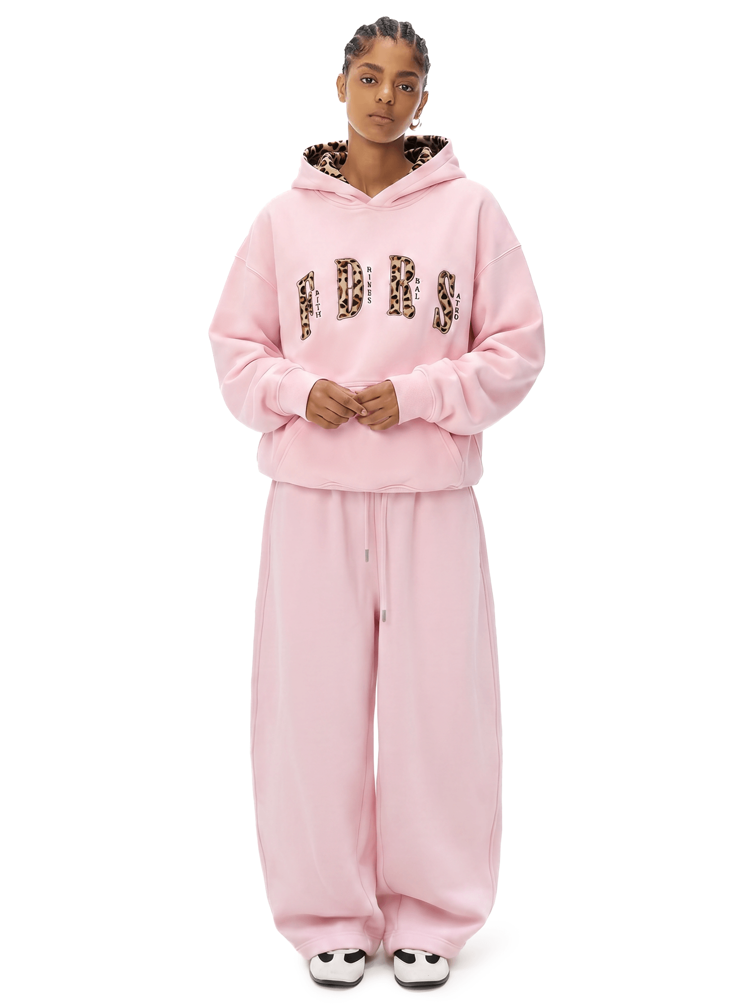 Leopard-Lined Oversized Hoodie - Style Perspective Shot 8 - Streetwear Aesthetic | FDR Studios