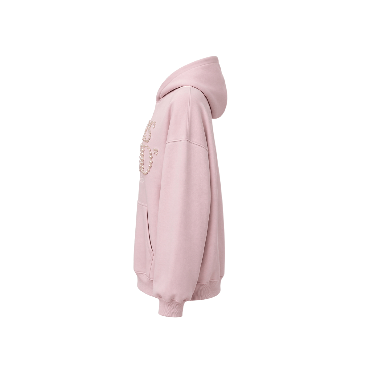 Pearl Script Oversized Hoodie - Style Perspective Shot 6 - Streetwear Aesthetic | FDR Studios