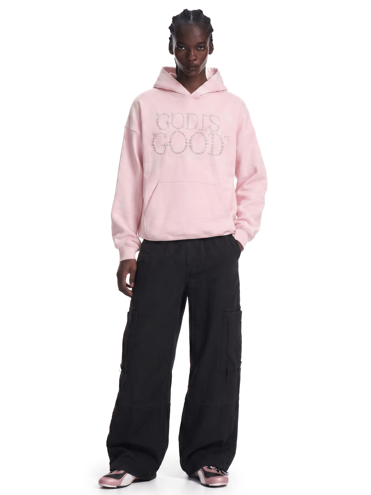 Pearl Script Oversized Hoodie