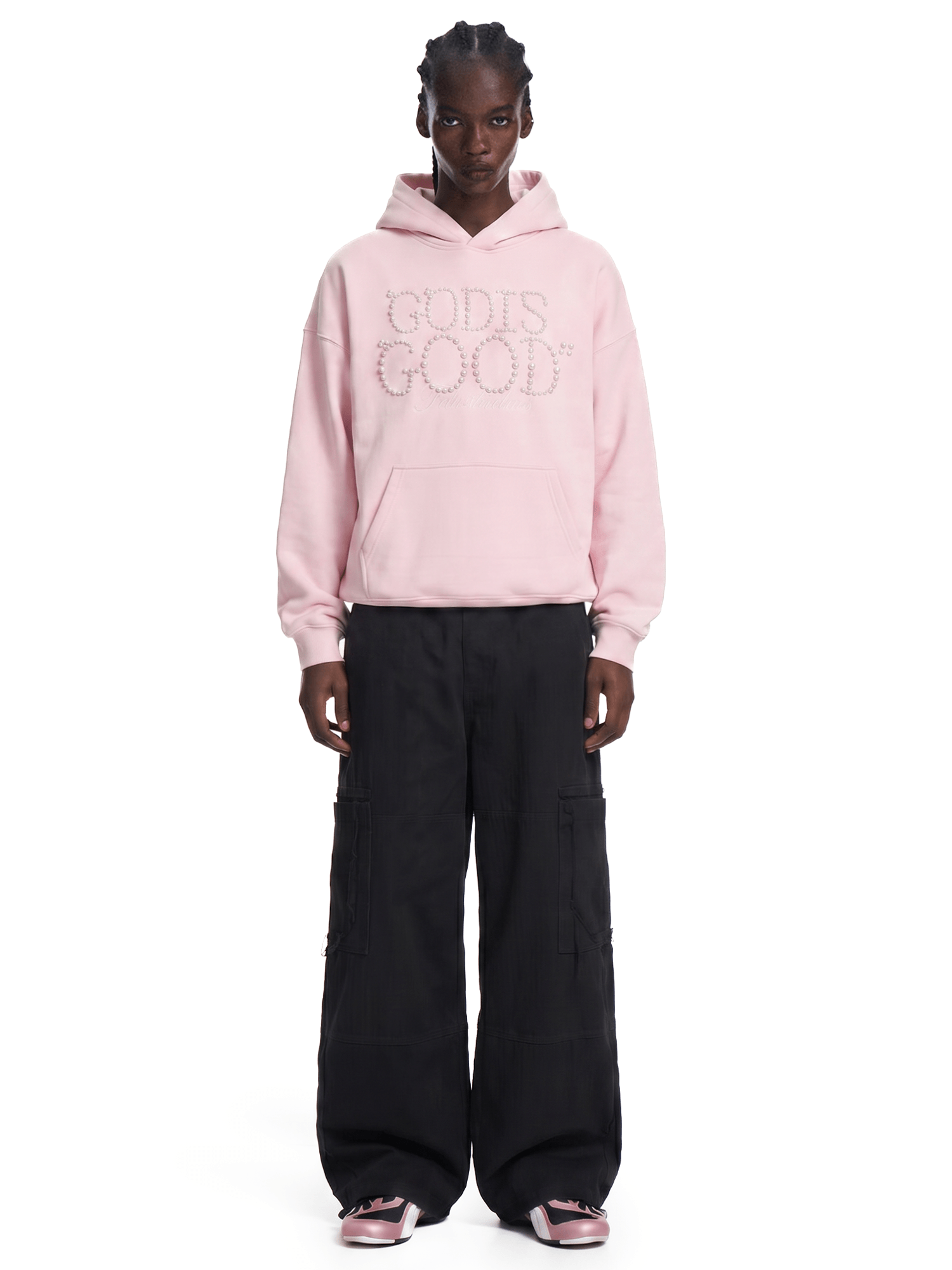 Pearl Script Oversized Hoodie