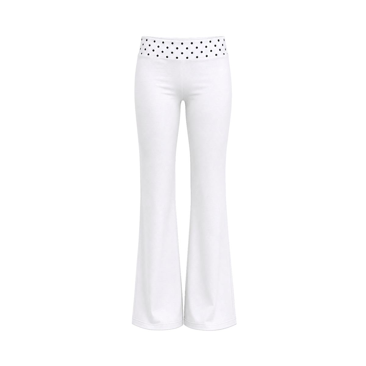 Dot Stud Flared Pants