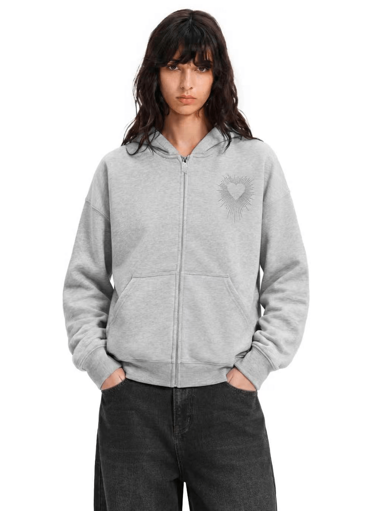 Sparkle Wings Zip Hoodie