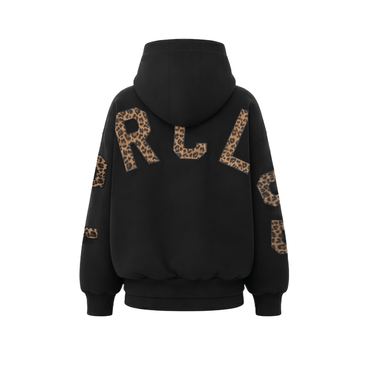 Leopard Varsity Zip Hoodie - Style Perspective Shot 6 - Streetwear Aesthetic | FDR Studios