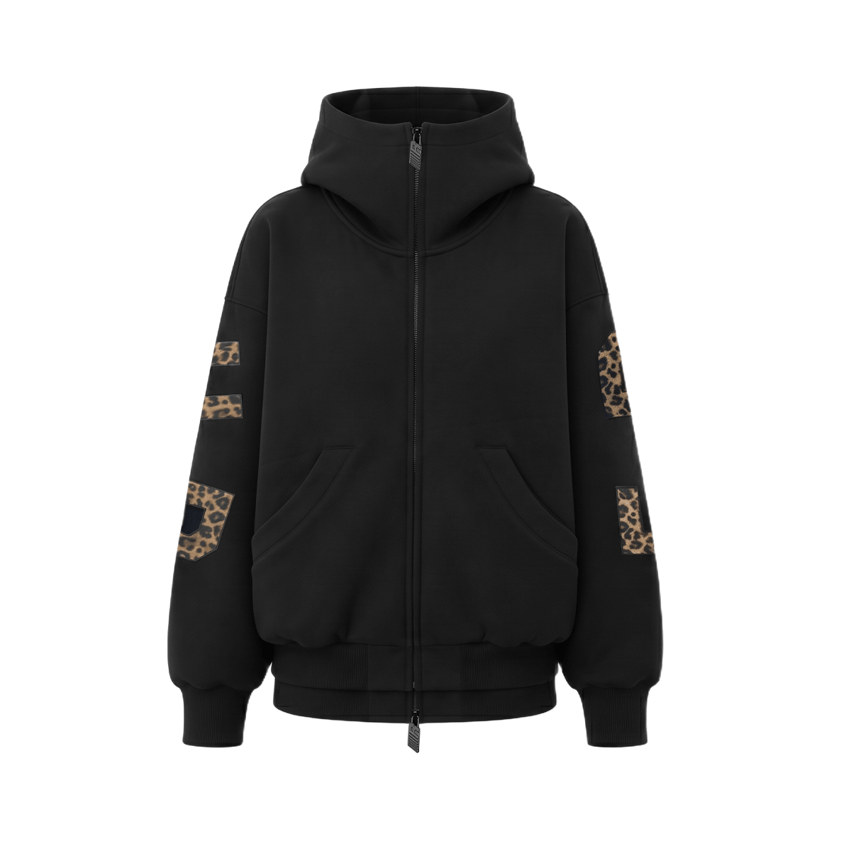 Oversized Streetwear Hoodie mit Leopardenmuster von FDR