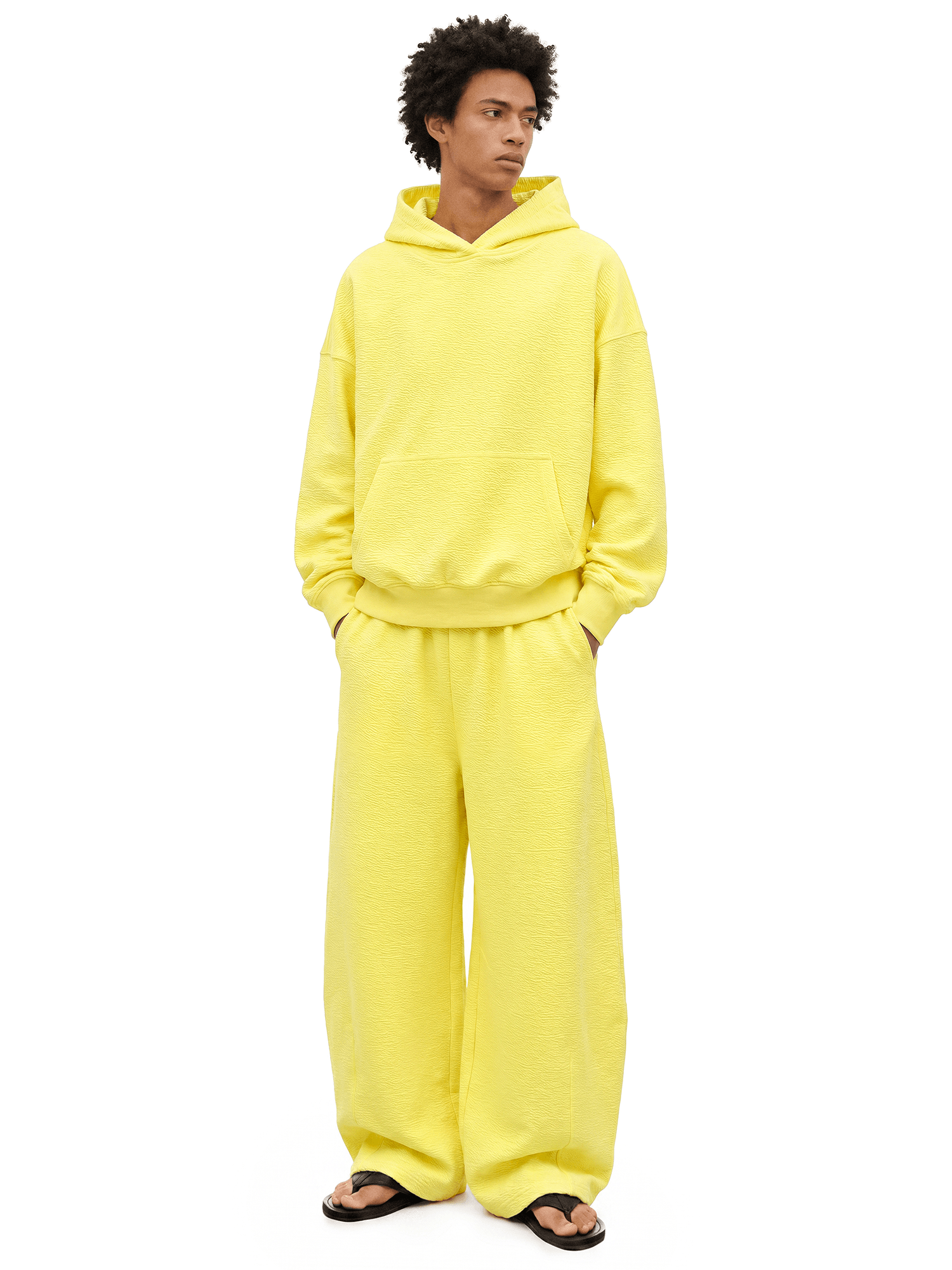 Ripple Void Hoodie,Slouch Pants - Style Perspective Shot 15 - Streetwear Aesthetic | FDR Studios