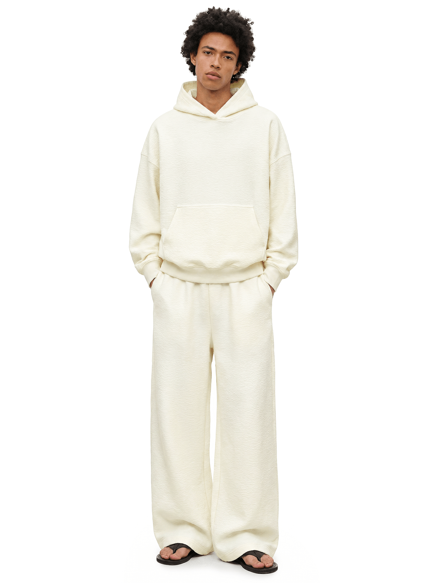 Ripple Void Hoodie,Slouch Pants - Style Perspective Shot 7 - Streetwear Aesthetic | FDR Studios