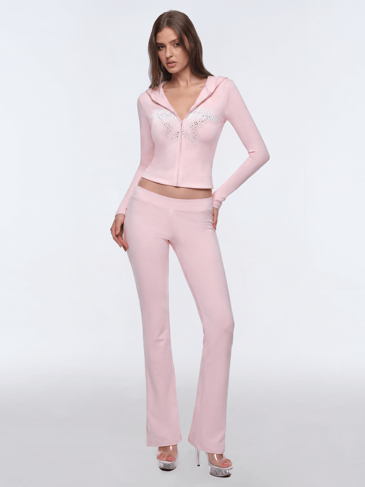 Stellar Zip Hoodie / Flare Pants