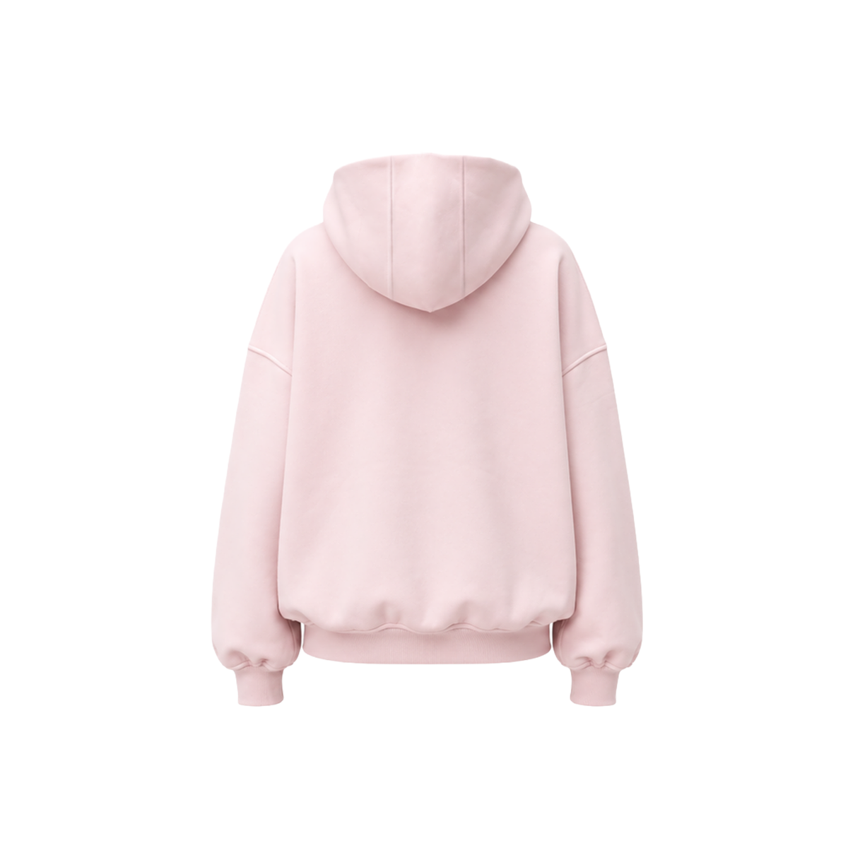 Essential Funnel-Neck Hoodie - Close-up Material & Design Feature - Streetwear Aesthetic | FDR Studios