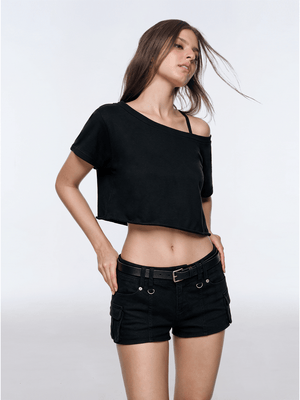One-Shoulder Ultra Crop Top