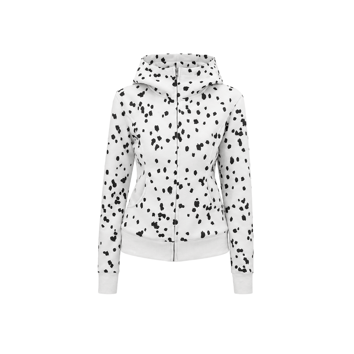 Dalmatian Spot Hoodie,Flare Pants