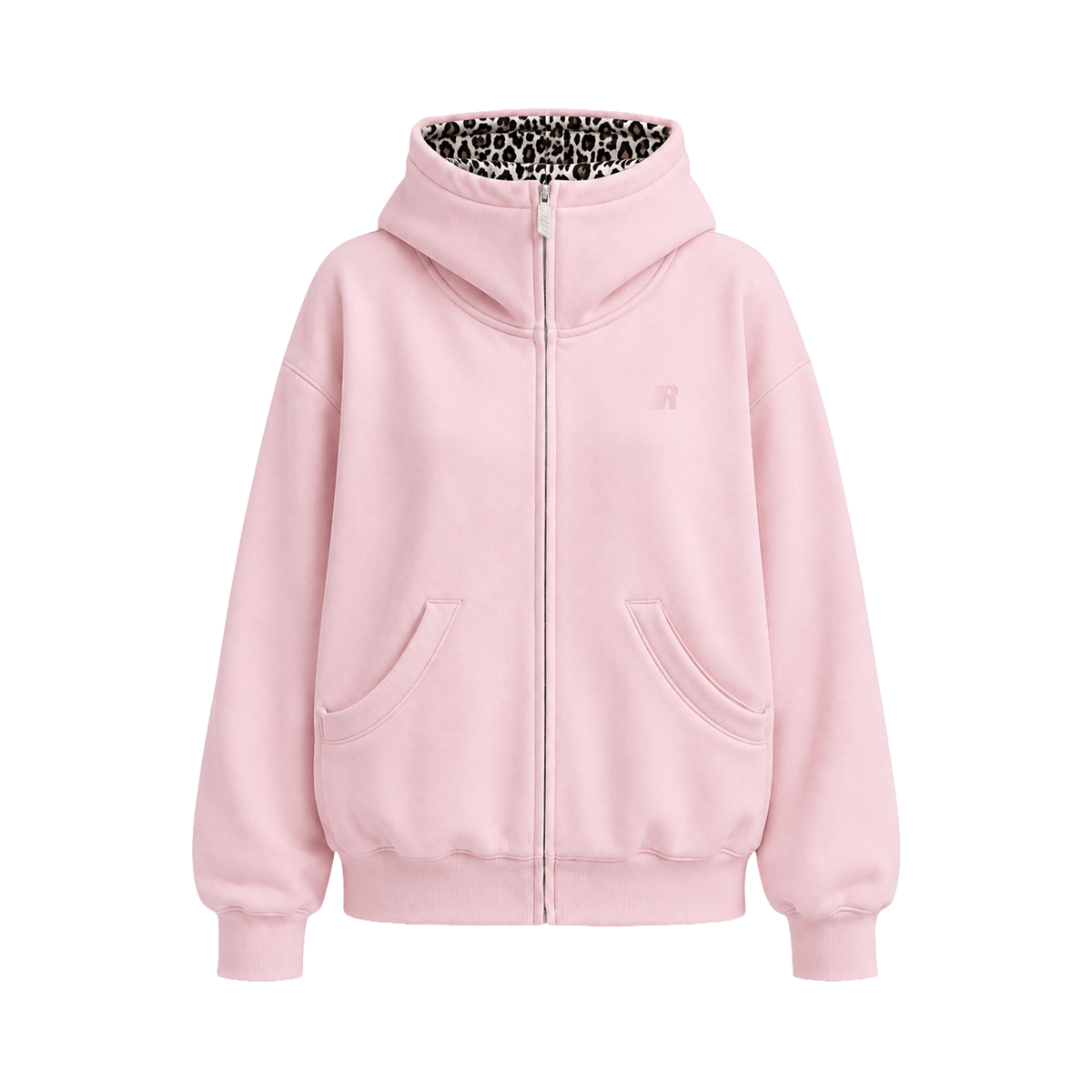 Eases Social Anxiety Leopard Hoodie - Style Perspective Shot 6 - Streetwear Aesthetic | FDR Studios