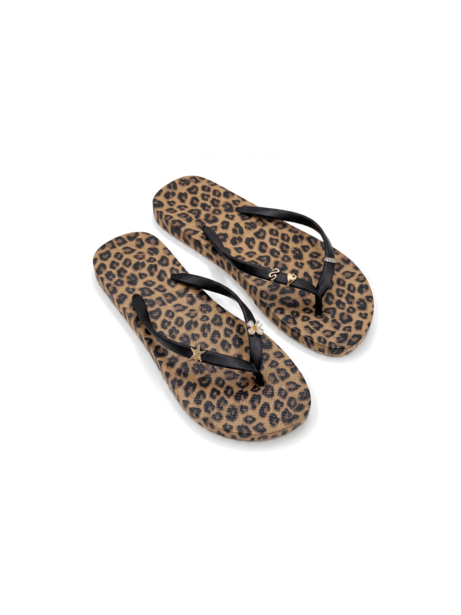 Breeze DIY Charm Beach Flip Flops - Side Angle & Silhouette Detail - Streetwear Aesthetic | FDR Studios
