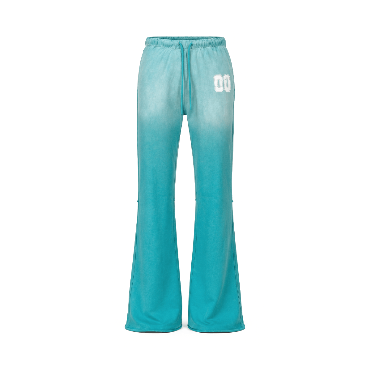 Sunfade Flare Sweatpants - Fabric Texture & Stitching Detail - Streetwear Aesthetic | FDR Studios