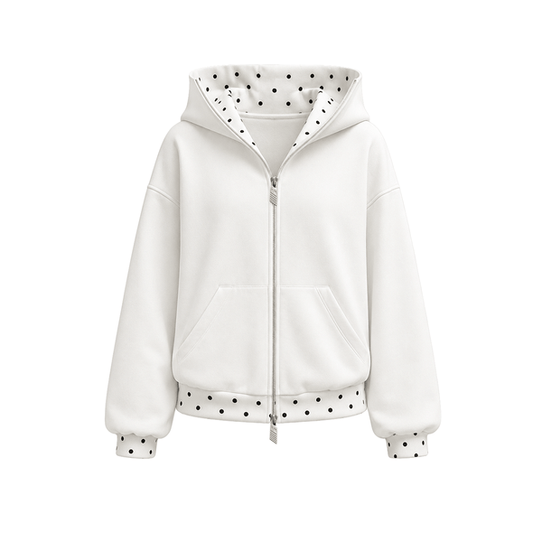 Cyber Static Zip Hoodie - Style Perspective Shot 7 - Streetwear Aesthetic | FDR Studios