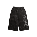 Unisex Camo Longline Jorts - Fabric Texture & Stitching Detail - Oversized Baggy Fit | FDR Studios