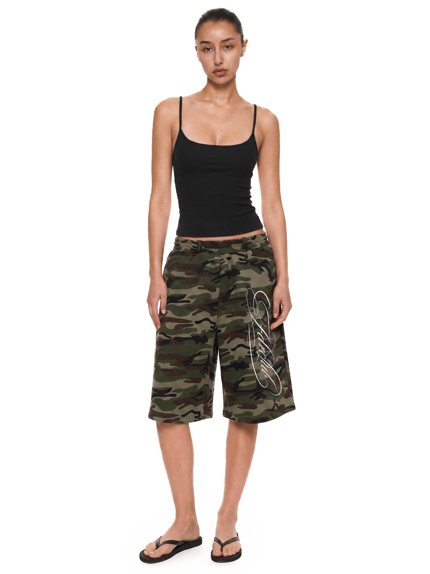 Unisex Camo Longline Jorts