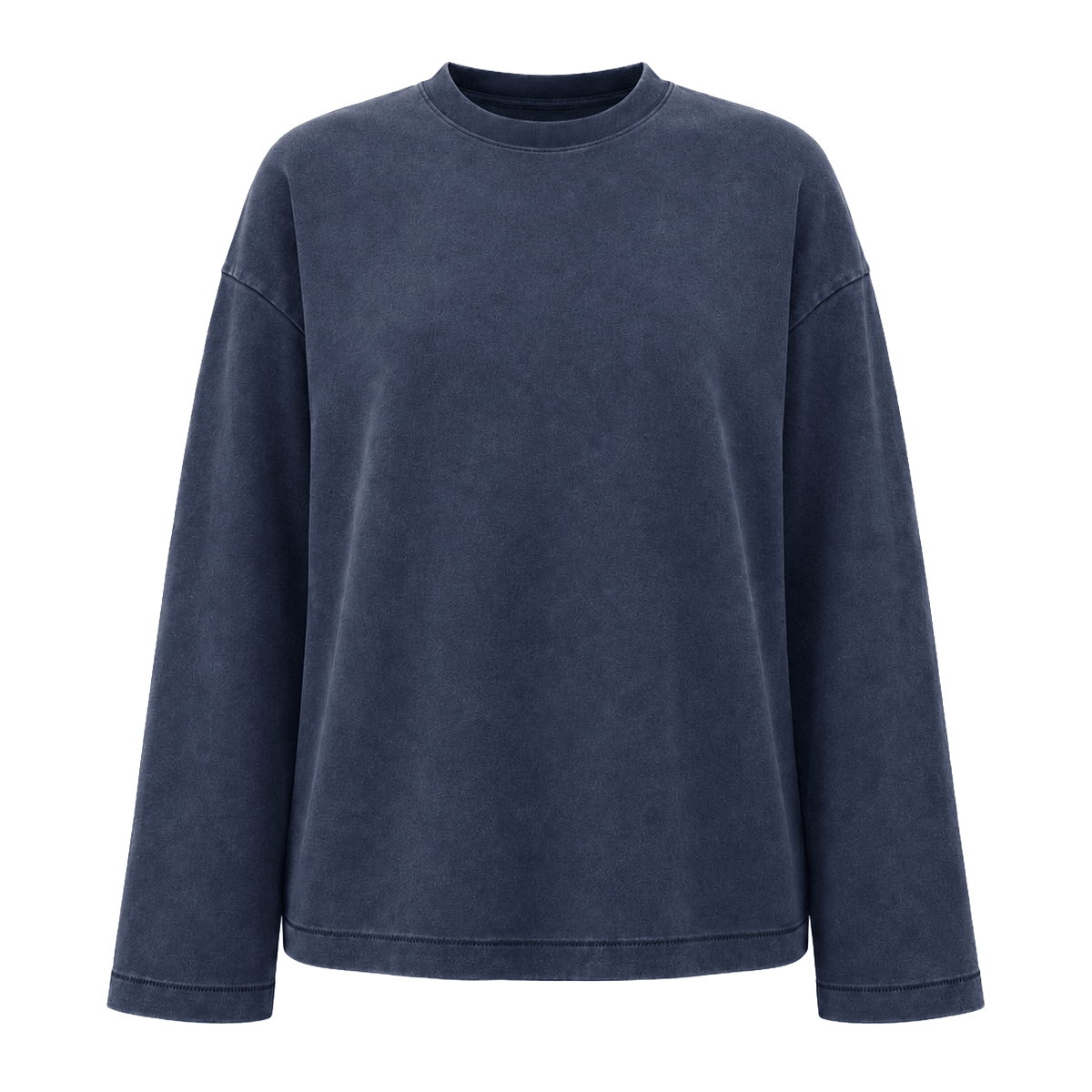 Vintage Snow Wash Chenille Tee - Fabric Texture & Stitching Detail - Vintage Washed Style | FDR Studios