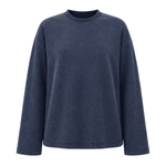 Vintage Snow Wash Chenille Tee - Fabric Texture & Stitching Detail - Vintage Washed Style | FDR Studios