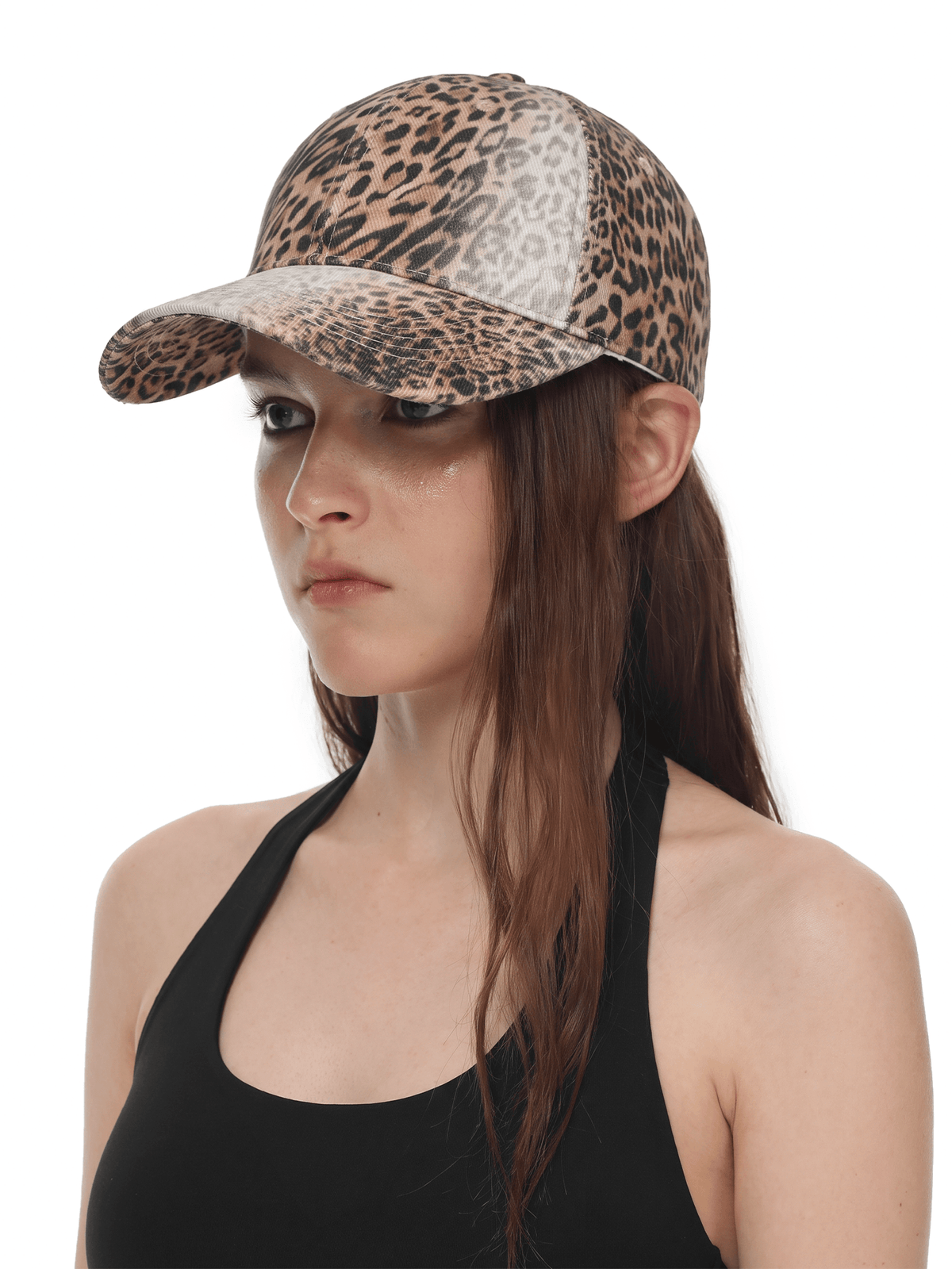 WildVibe Washed Leopard Baseball Cap