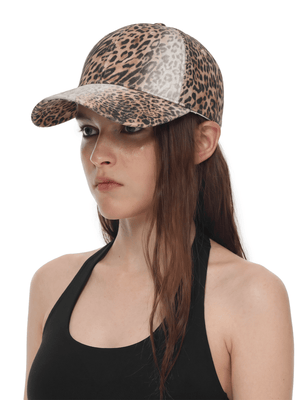 WildVibe Washed Leopard Baseball Cap