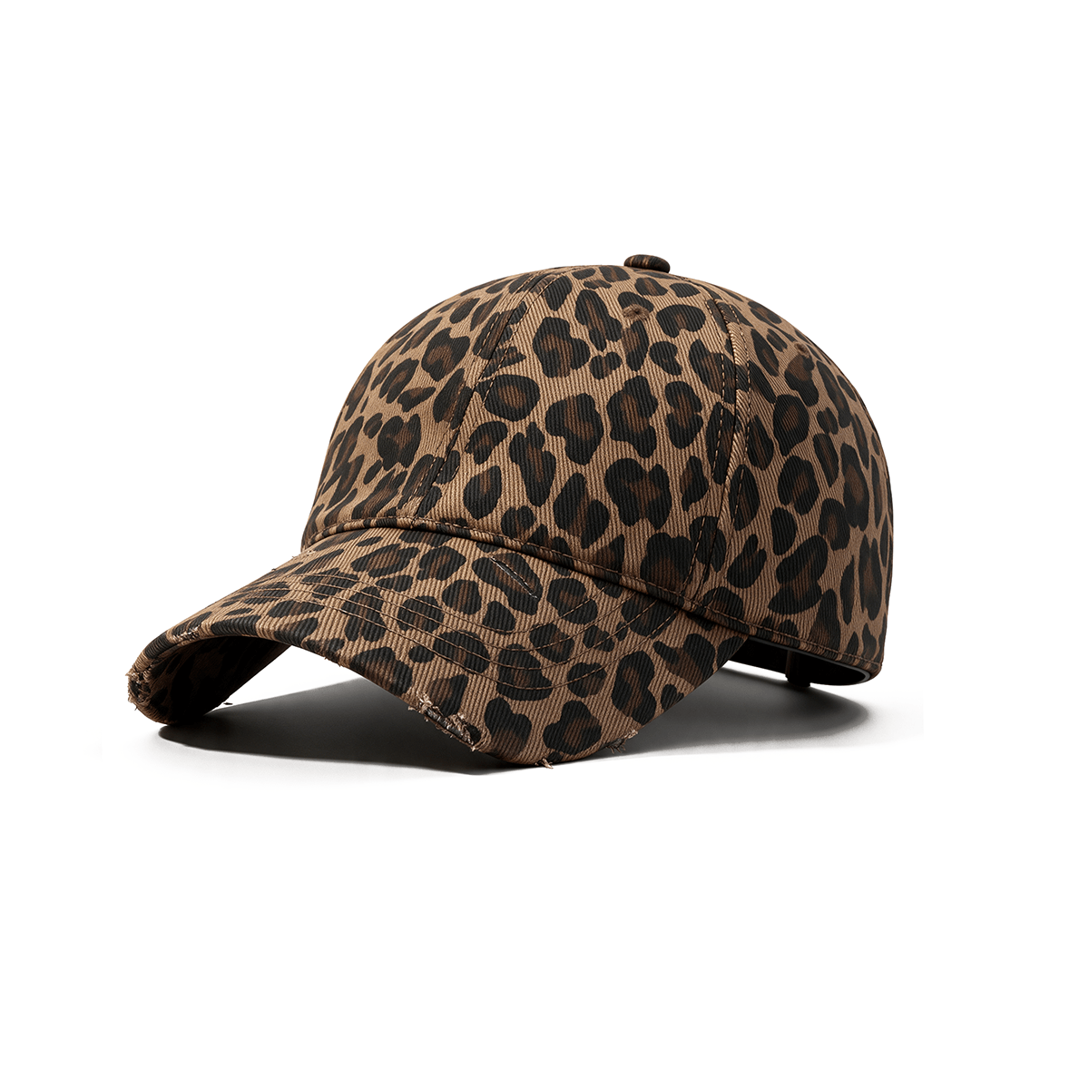 WildVibe Washed Leopard Baseball Cap