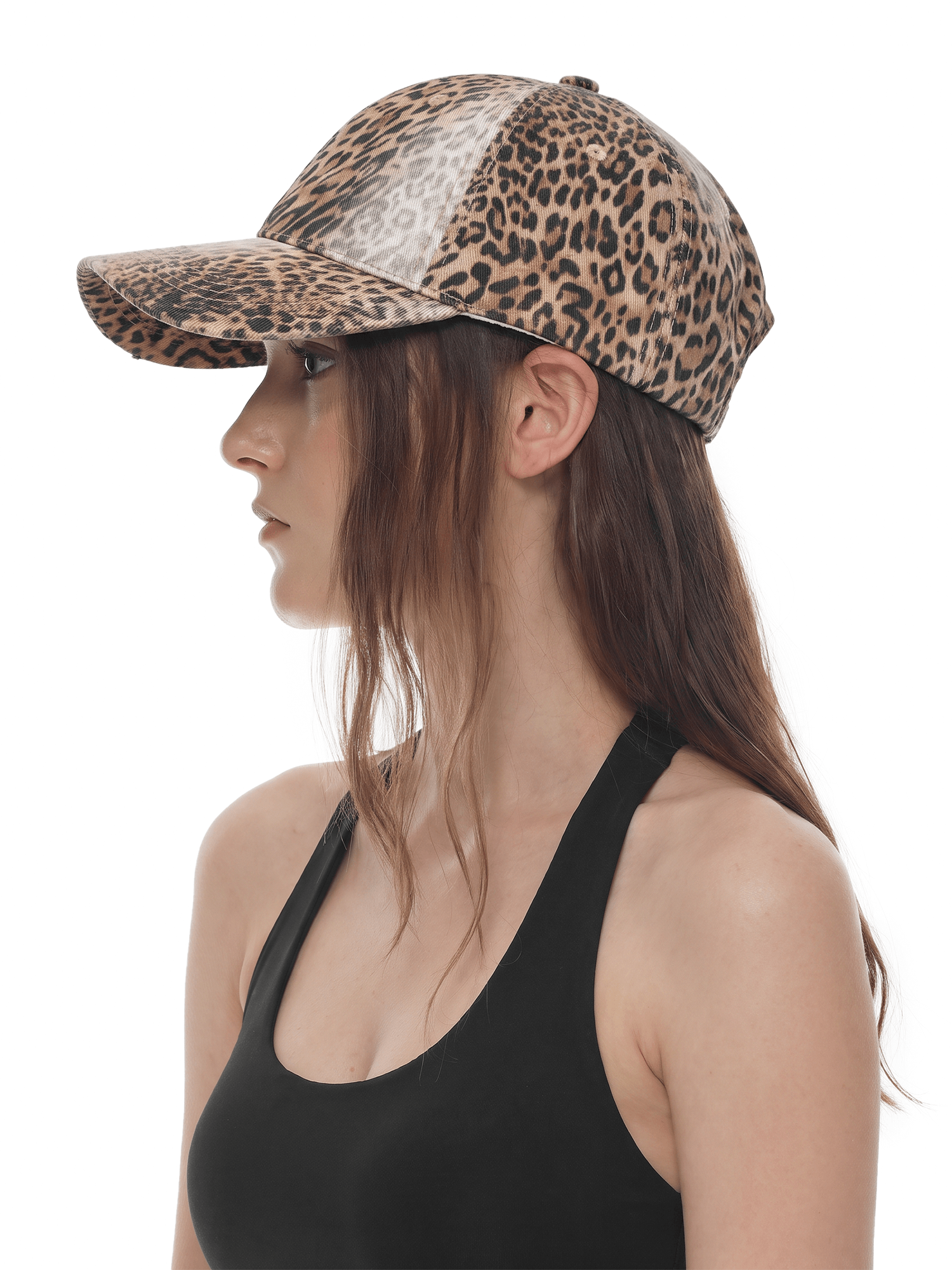 WildVibe Washed Leopard Baseball Cap
